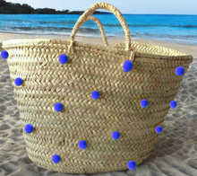 Load image into Gallery viewer, NUEVO !! Capazos Playa Niña. Modelo POLKA . Regalos Comunión.