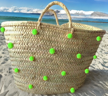 Load image into Gallery viewer, NUEVO !! Capazos Playa Niña. Modelo POLKA . Regalos Comunión.