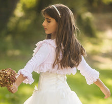 Load image into Gallery viewer, OUTLET CHAQUETA COMUNION. COLOR ROSA MALVA. MODELO BAZIL.