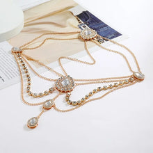 Cargar imagen en el visor de la galería, Tocado Novia Boho Chic. Tiaras Joya. Modelo India. Envio gratuito!