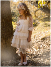 Load image into Gallery viewer, VENDIDO !! Vestido-Conjunto de Comunión o Fiesta. Modelo VERA. Hada del tiempo.