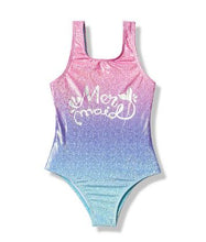 Load image into Gallery viewer, Bañador Niña. Modelo Sirena. Regalos de Comunión.